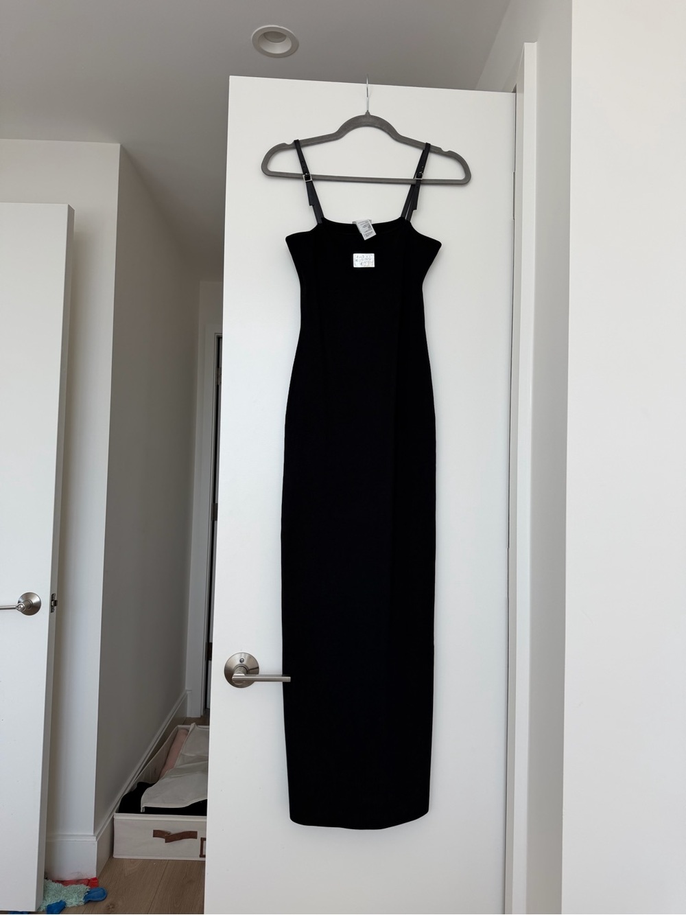 Acne Studios Black Strap Maxi Dress - Women's Elegant Evening Dress